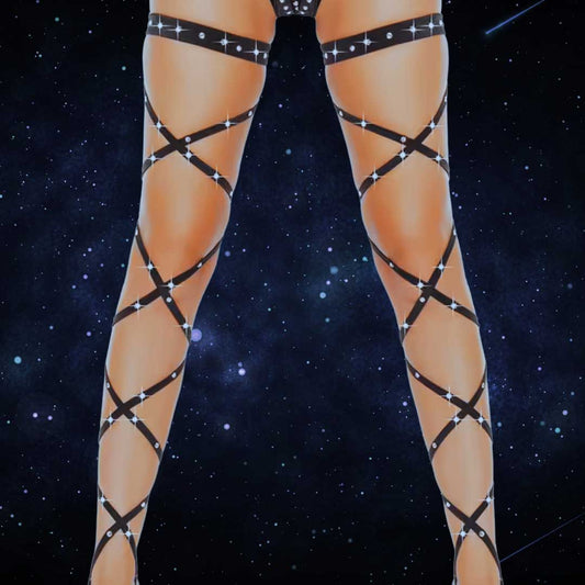 Lacet jarretière diamantée - LA PIRI | BOUTIQUE EN LIGNE DE BIKINIS ET LINGERIE