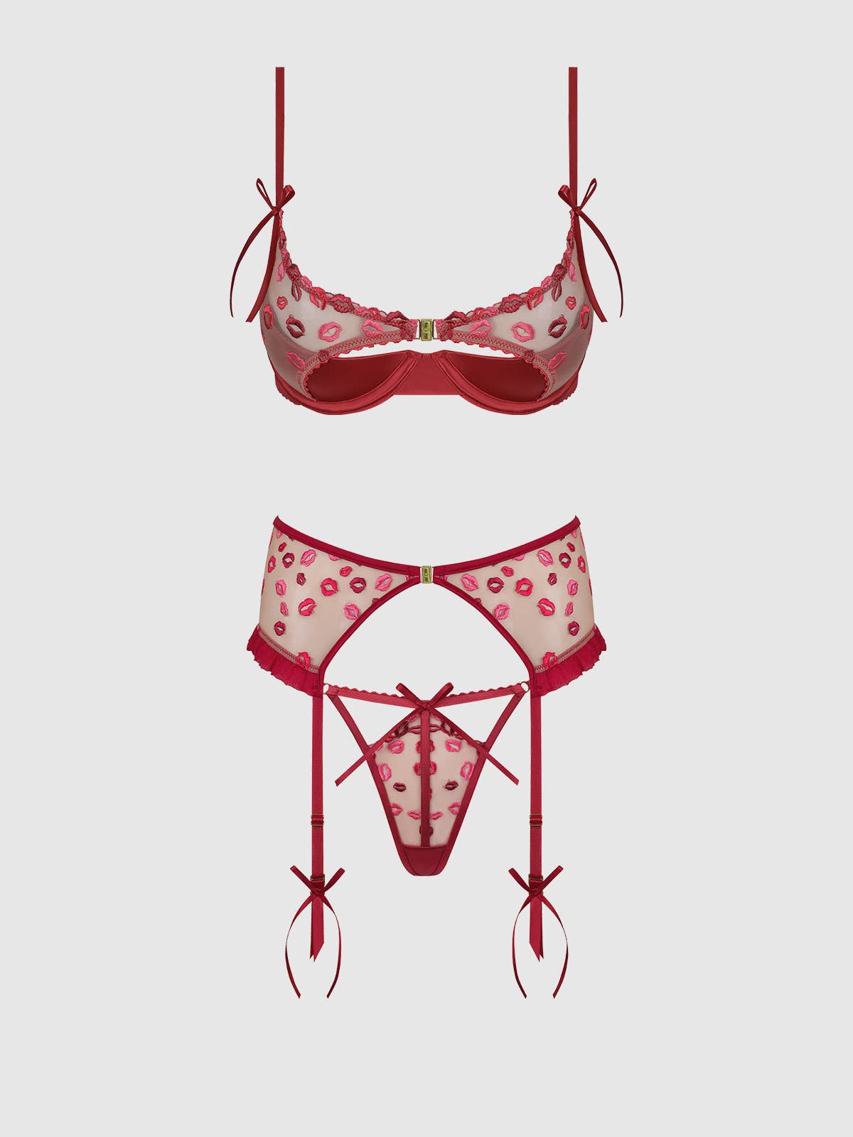 ENSEMBLE LIPS / M - LA PIRI | BOUTIQUE EN LIGNE DE BIKINIS ET LINGERIE