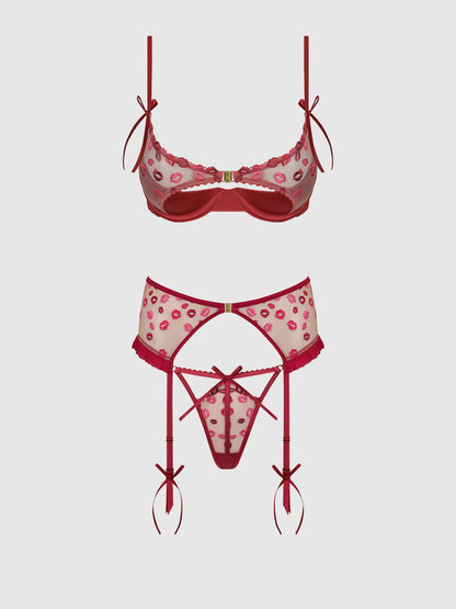 ENSEMBLE LIPS / M - LA PIRI | BOUTIQUE EN LIGNE DE BIKINIS ET LINGERIE