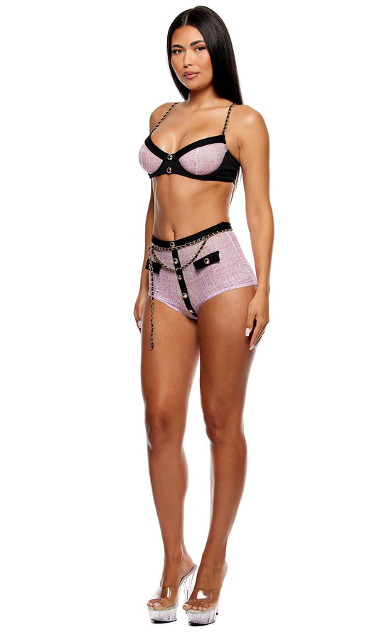 Ensemble de soutien - gorge et de lingerie en maille Keep It Classy - LA PIRI | BOUTIQUE EN LIGNE DE MAILLOTS DE BAIN FRANÇAIS |
