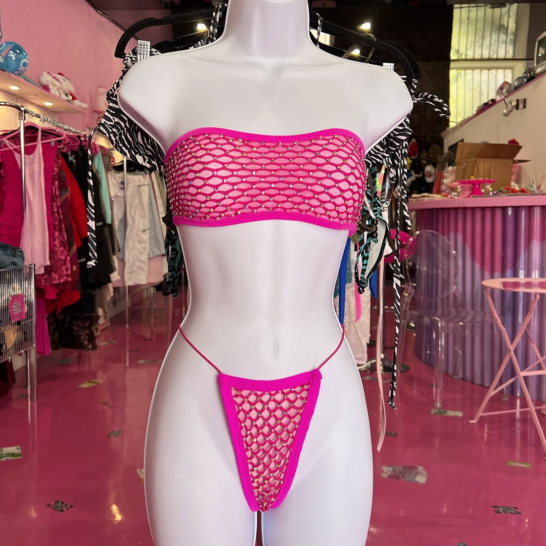 Ensemble bandeau strass - LA PIRI | BOUTIQUE EN LIGNE DE MAILLOTS DE BAIN FRANÇAIS |