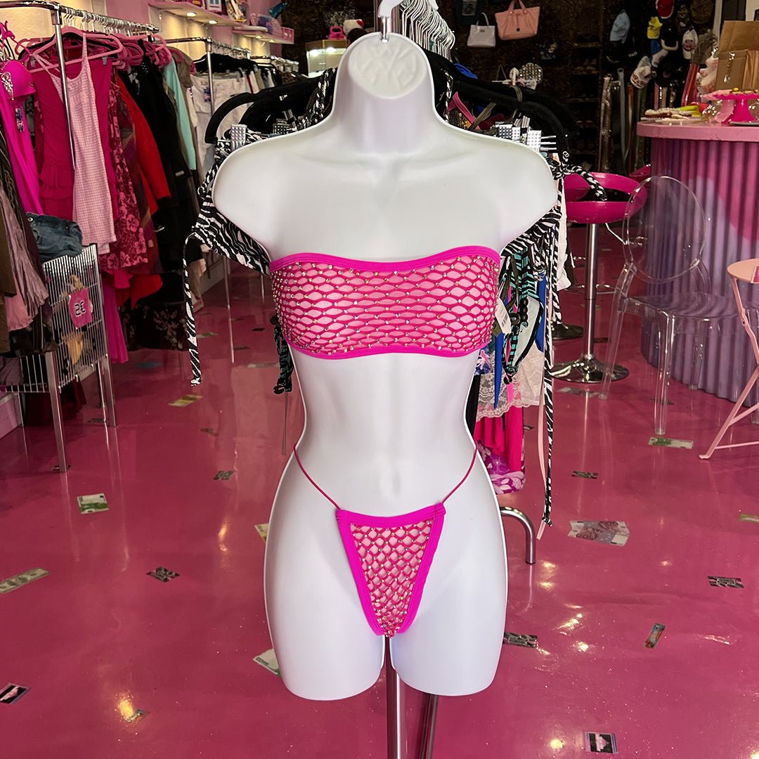 Ensemble bandeau strass - LA PIRI | BOUTIQUE EN LIGNE DE MAILLOTS DE BAIN FRANÇAIS |