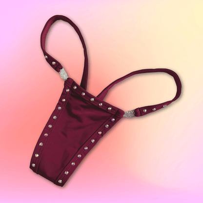 Zahia pantie strass à clips - LA PIRI | BOUTIQUE EN LIGNE DE BIKINIS ET LINGERIE