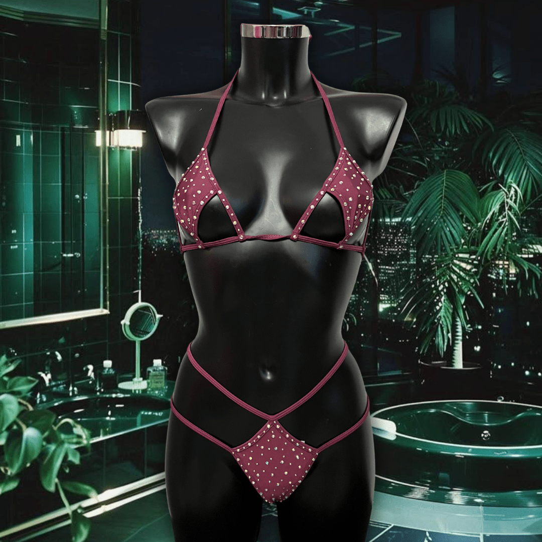 Ensemble 2 pièces LOSANGE - LA PIRI | BOUTIQUE EN LIGNE DE BIKINIS ET LINGERIE