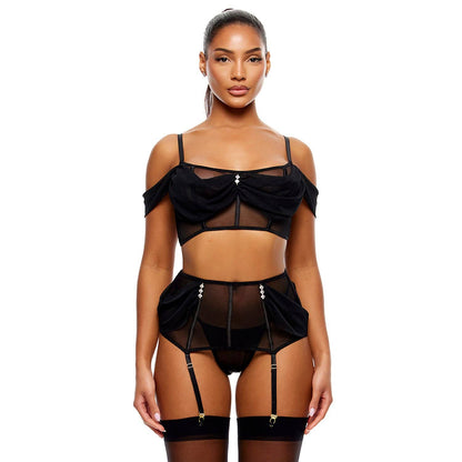 Ensemble drapé Princess Treatment - S - LA PIRI | BOUTIQUE EN LIGNE DE BIKINIS ET LINGERIE