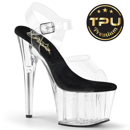 Pleaser ADORE-708PREM – 7" Heel, 2 3/4" PF Ankle Strap Sandal Pleaser USA