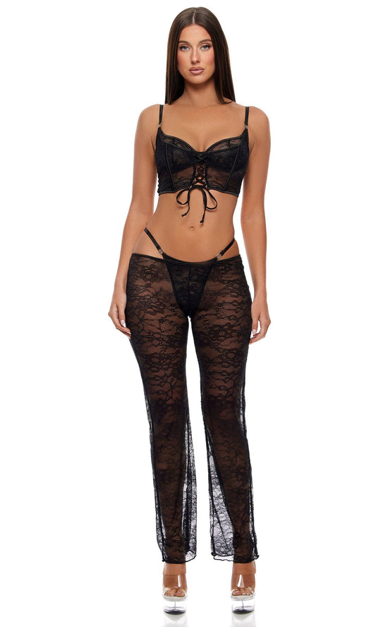 Ensemble Lace Goddess - S - LA PIRI | BOUTIQUE EN LIGNE DE BIKINIS ET LINGERIE