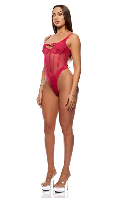 Couches à ce maillage et tricot Teddy - Rose: Rose / L - LA PIRI | BOUTIQUE EN LIGNE DE BIKINIS ET LINGERIE