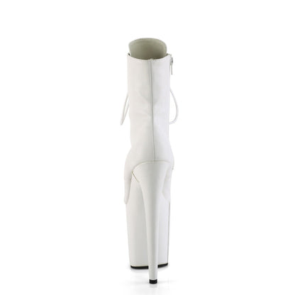 FLAMINGO - 1020WR – Wht Faux Leather/Wht Faux Leather - LA PIRI | BOUTIQUE EN LIGNE DE BIKINIS ET LINGERIE