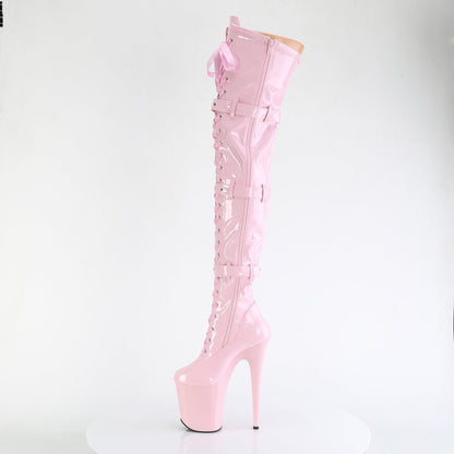 FLAMINGO - 3028 – B. Pink Str. Pat/B. Pink - LA PIRI | BOUTIQUE EN LIGNE DE BIKINIS ET LINGERIE