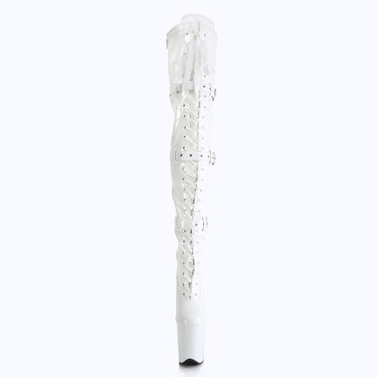 FLAMINGO - 3028 – Wht Str. Pat/Wht - LA PIRI | BOUTIQUE EN LIGNE DE BIKINIS ET LINGERIE