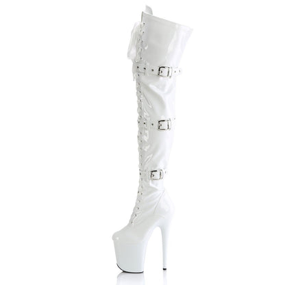 FLAMINGO - 3028 – Wht Str. Pat/Wht - LA PIRI | BOUTIQUE EN LIGNE DE BIKINIS ET LINGERIE