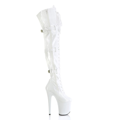 FLAMINGO - 3028 – Wht Str. Pat/Wht - LA PIRI | BOUTIQUE EN LIGNE DE BIKINIS ET LINGERIE
