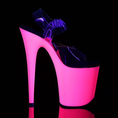 FLAMINGO - 808UV – Talons plateformes | Pleaser - LA PIRI | BOUTIQUE EN LIGNE DE BIKINIS ET LINGERIE