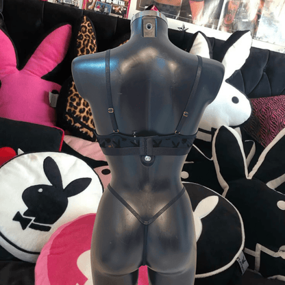 🐰 PLAYBOY 2 pièces noir - LA PIRI | BOUTIQUE EN LIGNE DE BIKINIS ET LINGERIE