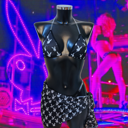 🐰 PLAYBOY 3 pièces Bunny - LA PIRI | BOUTIQUE EN LIGNE DE BIKINIS ET LINGERIE