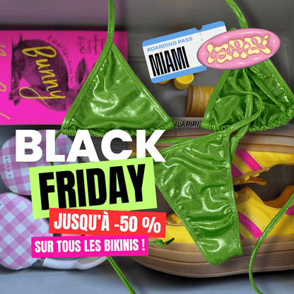 Tanga pink Acid Violette - LA PIRI | BOUTIQUE EN LIGNE DE BIKINIS ET LINGERIE