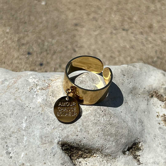 Bague "Amour Chance Bonheur" - LA PIRI | BOUTIQUE EN LIGNE DE BIKINIS ET LINGERIE