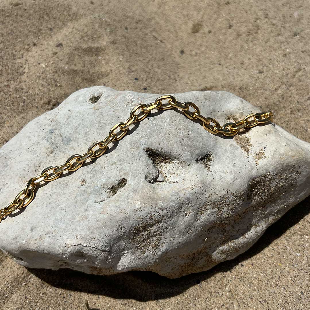 Bracelet chaîne chunky - LA PIRI | BOUTIQUE EN LIGNE DE BIKINIS ET LINGERIE