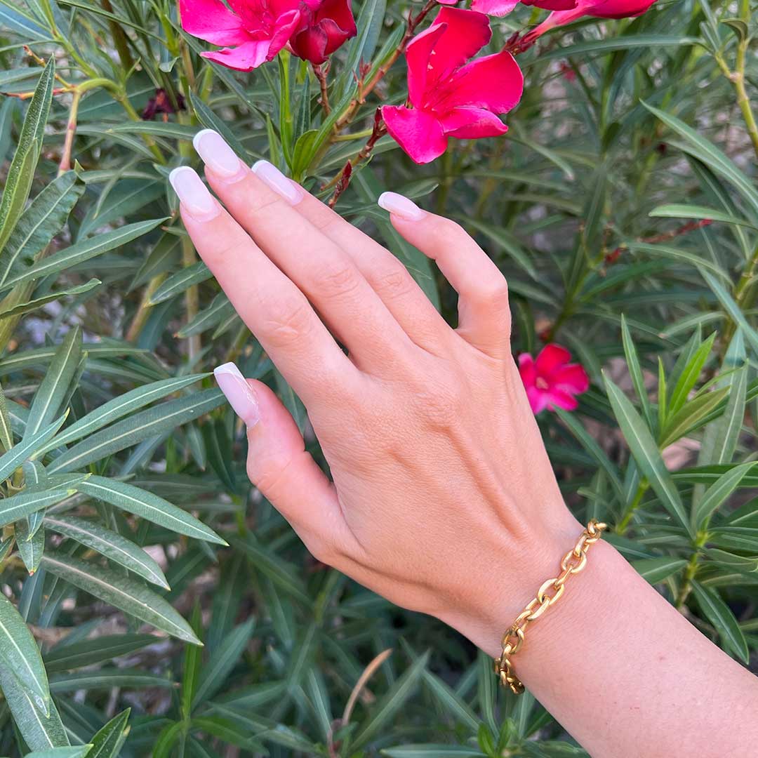 Bracelet chaîne chunky - LA PIRI | BOUTIQUE EN LIGNE DE BIKINIS ET LINGERIE