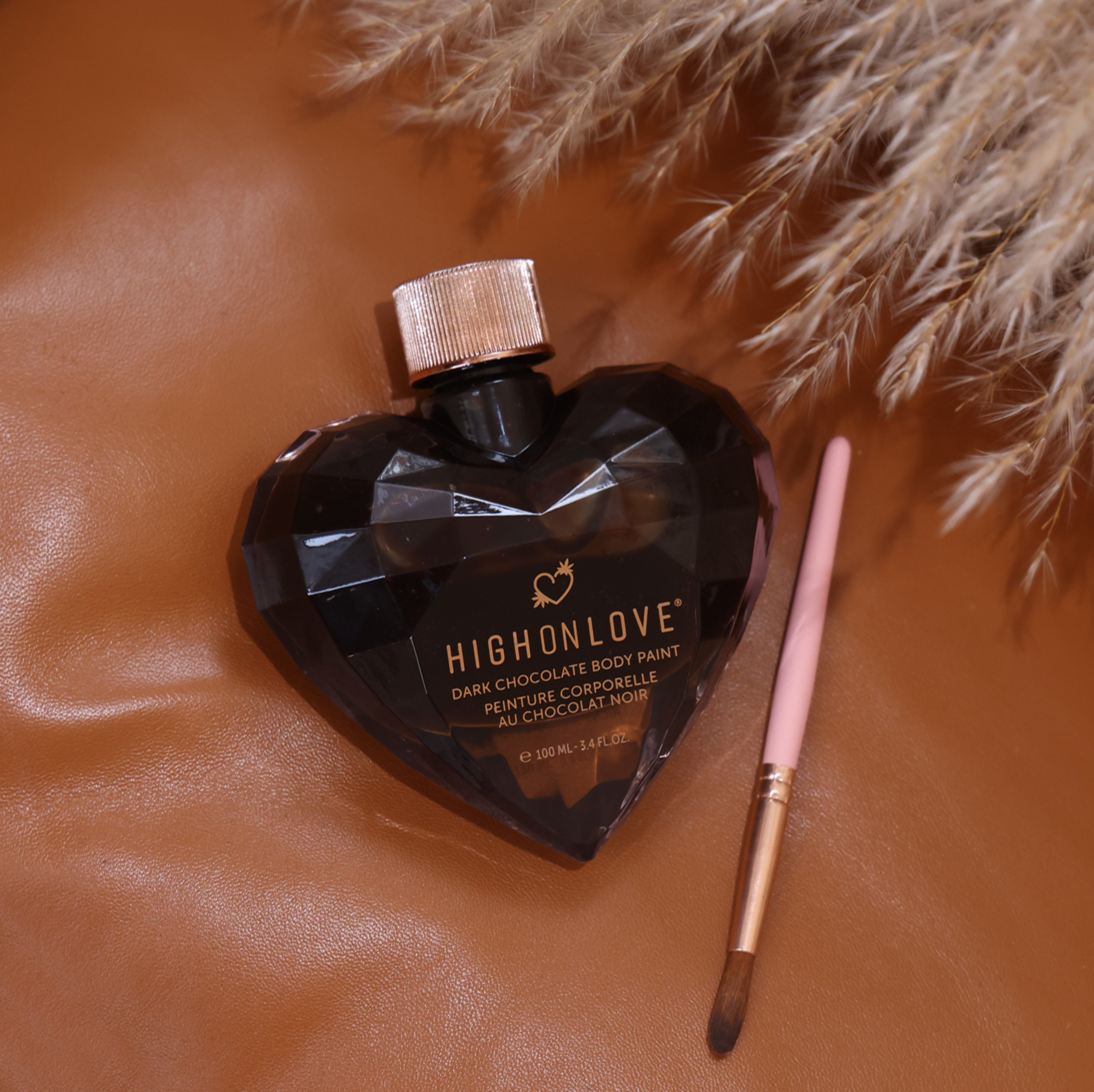 Peinture Corporelle au Chocolat Noir High on love
