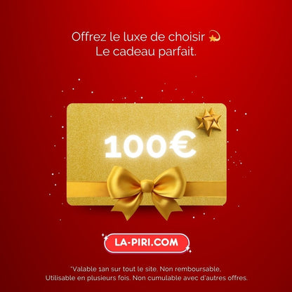 Carte cadeau LA PIRI - LA PIRI | BOUTIQUE EN LIGNE DE BIKINIS ET LINGERIE