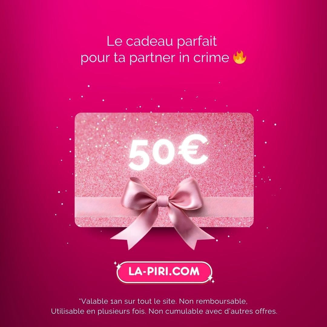 Carte cadeau LA PIRI - LA PIRI | BOUTIQUE EN LIGNE DE BIKINIS ET LINGERIE