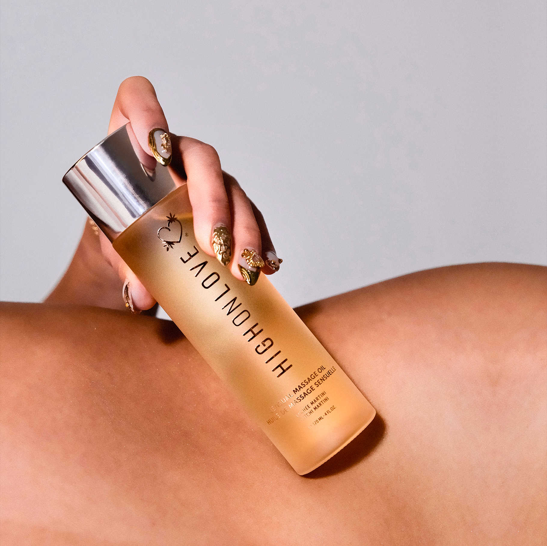 Huile de Massage comestible Clean formula - Chocolat Blanc High on love