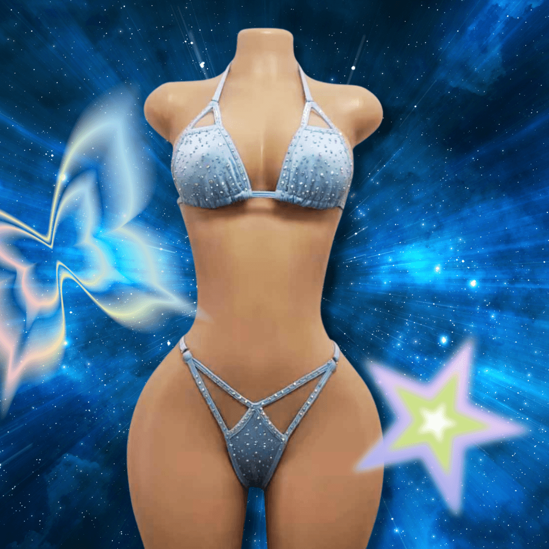 Ensemble Crazy – Bikini strass - LA PIRI | BOUTIQUE EN LIGNE DE BIKINIS ET LINGERIE