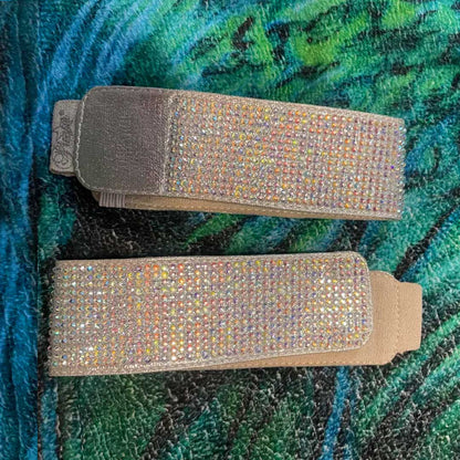 Bracelet de cheville argenté avec strass - LA PIRI | BOUTIQUE EN LIGNE DE BIKINIS ET LINGERIE