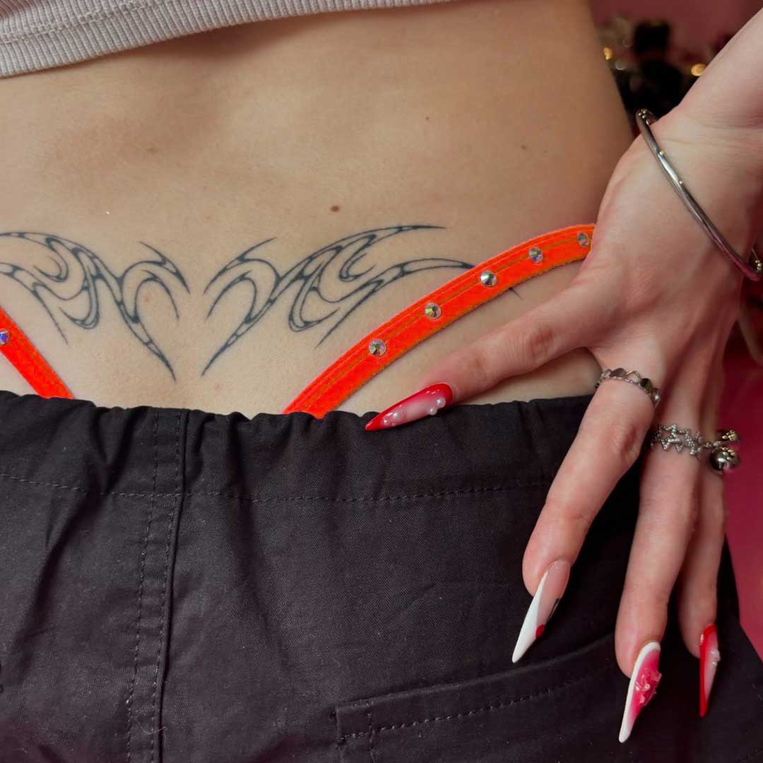 Zahia pantie strass à clips - LA PIRI | BOUTIQUE EN LIGNE DE BIKINIS ET LINGERIE